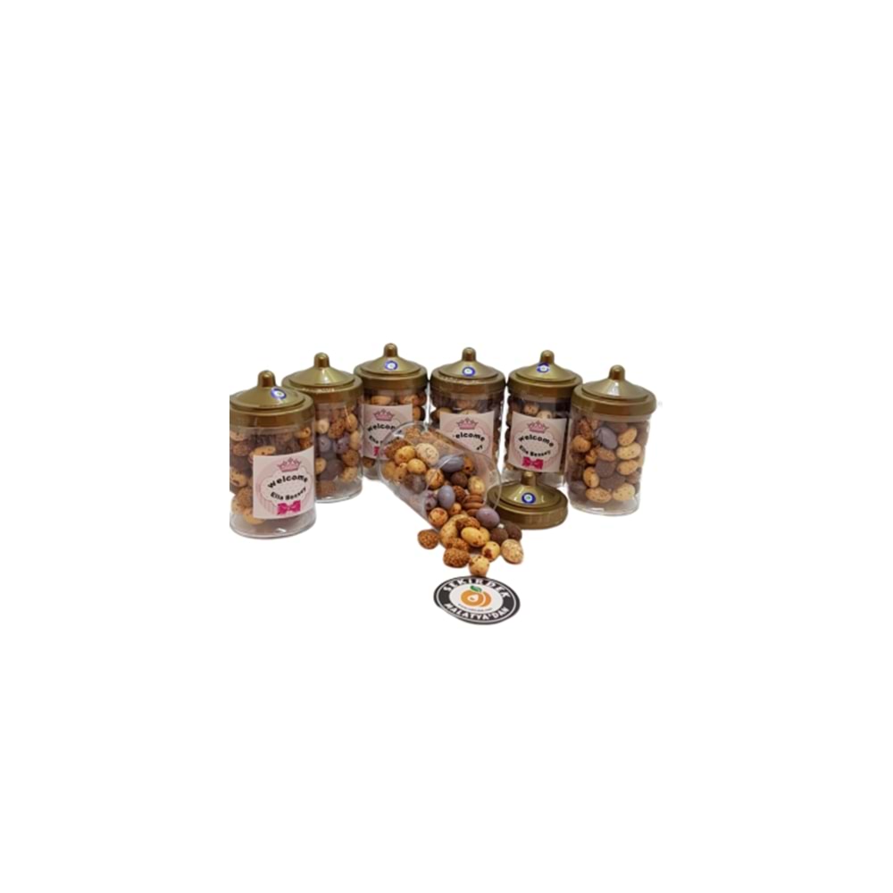 Hediyelik Silindir Mika Kutu Şekirdek 120 Gr