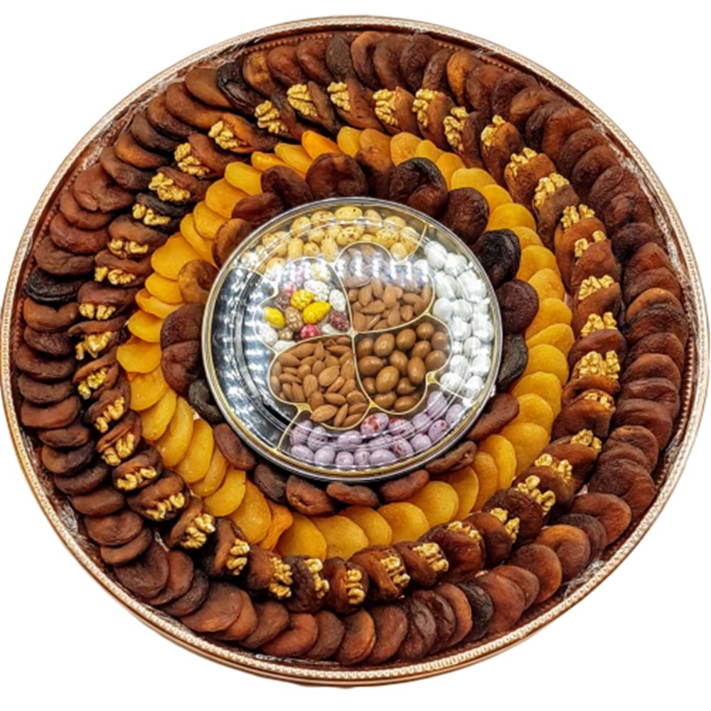 BOSS Bakır Tepsili Özel Hediyelik Kayısı