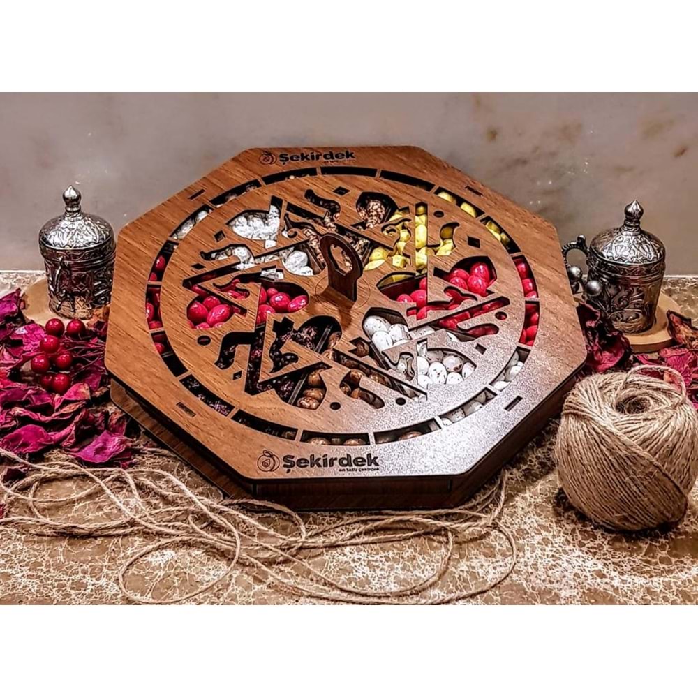 Battalgazi Şekirdek Ahşap Hediyelik Kutu 1550 Gr