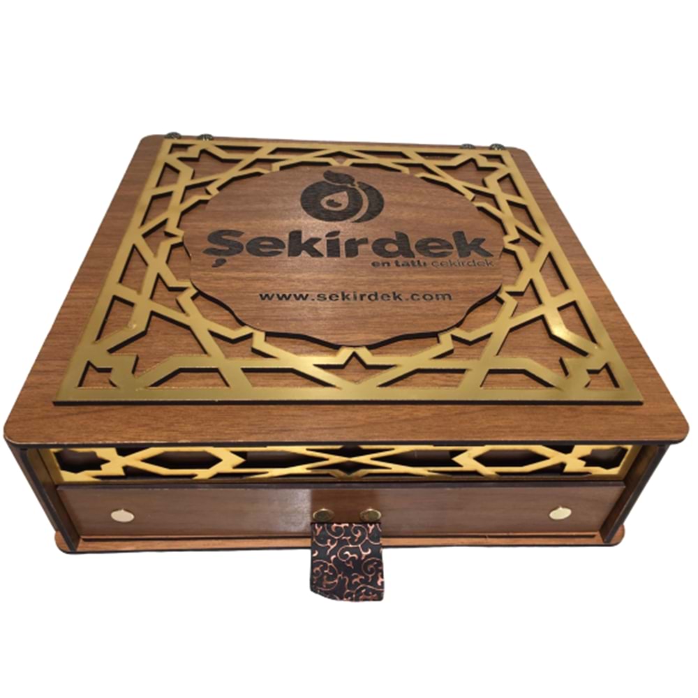 Arslantepe Çoko Hediyelik Çekmeceli Ahşap Kutu 2800 Gr