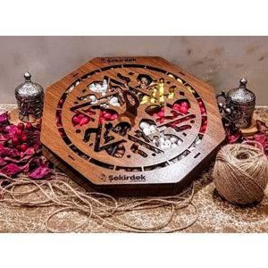 Battalgazi Şekirdek Ahşap Hediyelik Kutu 1550 Gr