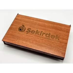 Kışla Midi Hediyelik Kayısı İsme Özel Ahşap Kutu 1750 Gr