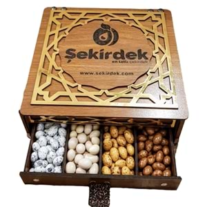 Arslantepe Çoko Hediyelik Çekmeceli Ahşap Kutu 2800 Gr